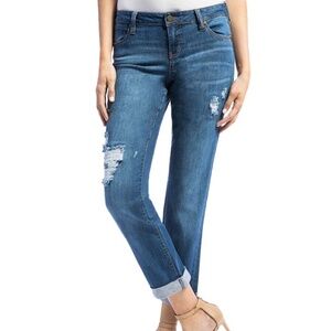 Liverpool “Preyton Slim Boyfriend” crop denim size 28